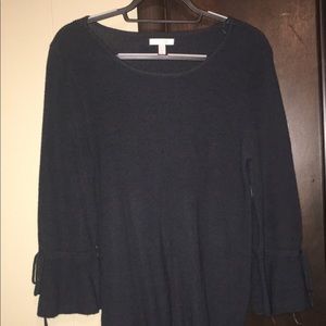 3/4 sleeve knit sweater